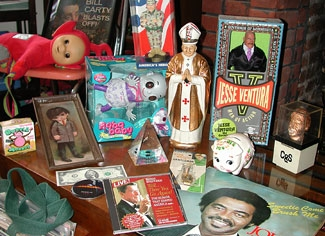 A small sampling of Vartan's possessions.